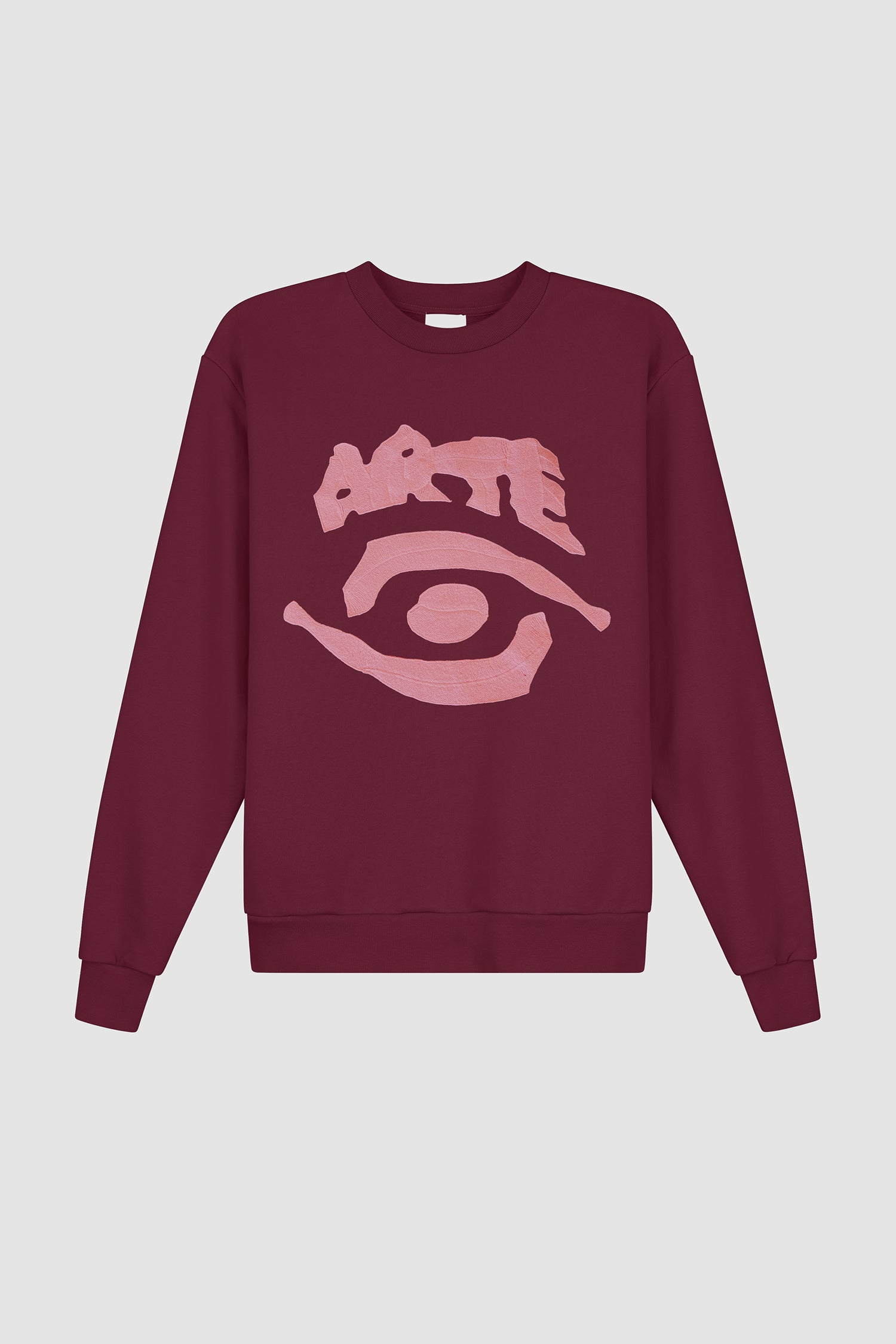 Eye Front Crewneck - Bordeaux