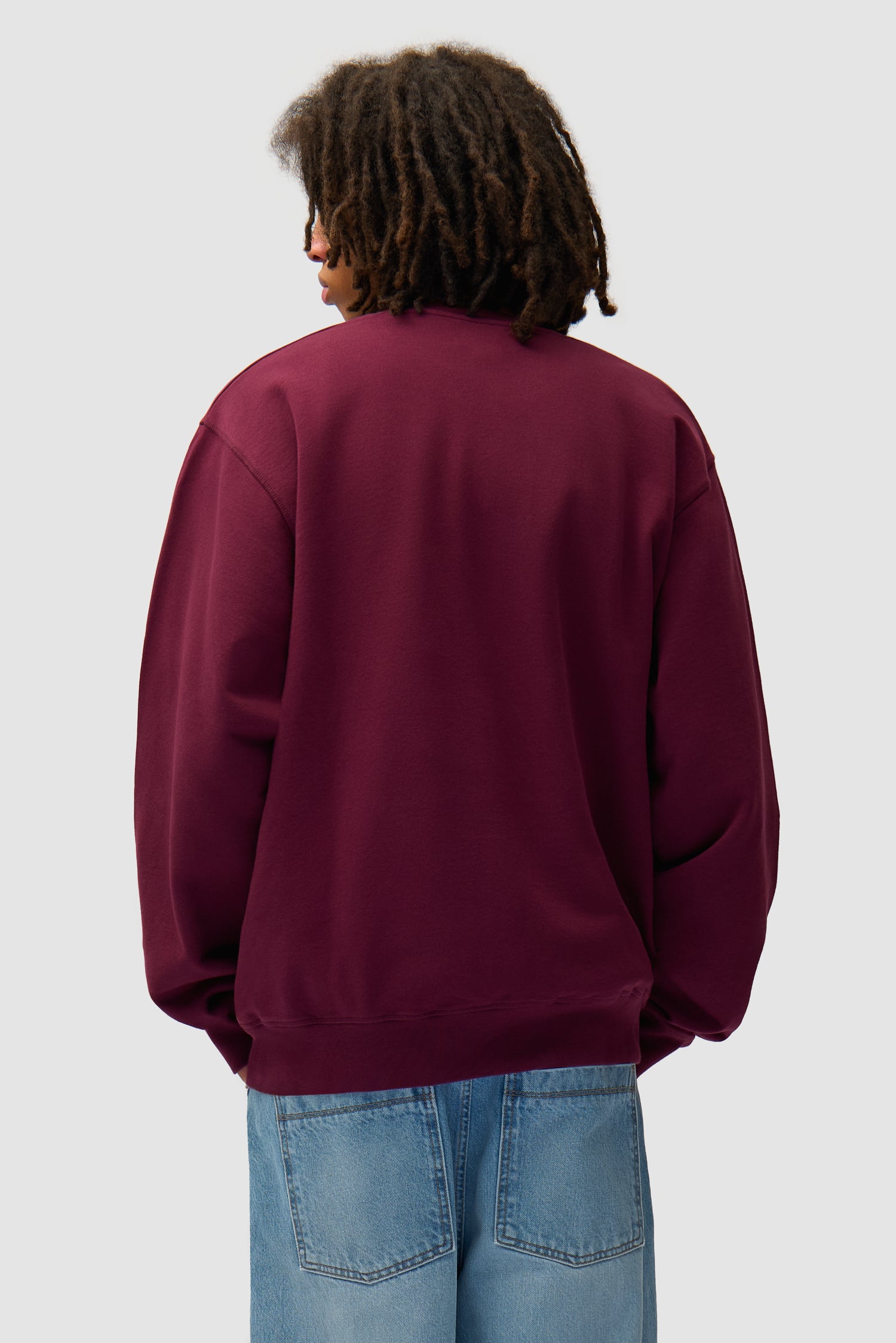 Eye Front Crewneck - Bordeaux