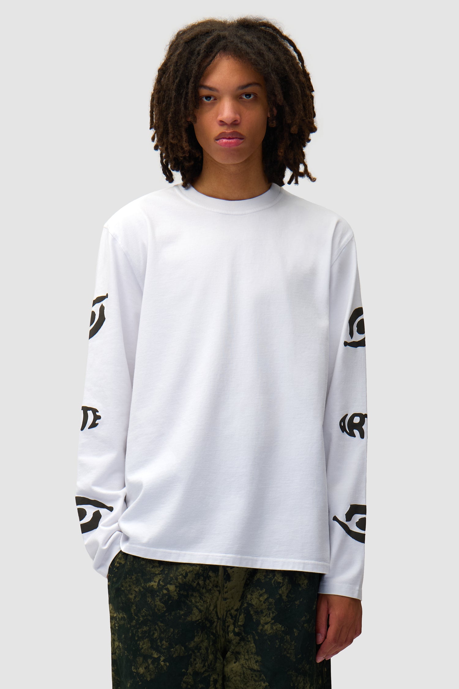 Eye Sleeve Longsleeve - White