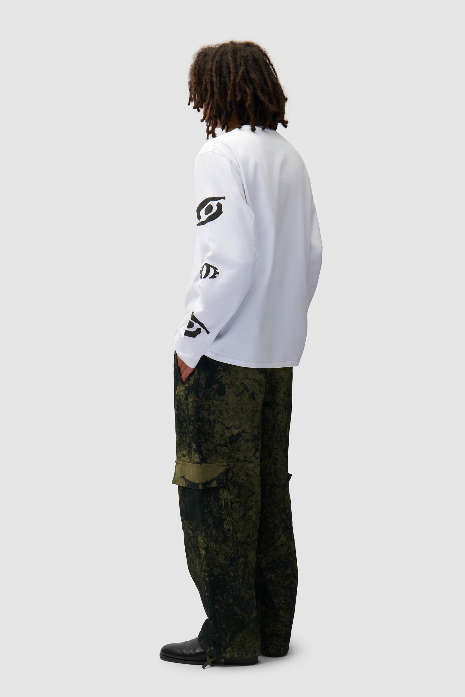 Eye Sleeve Longsleeve - White