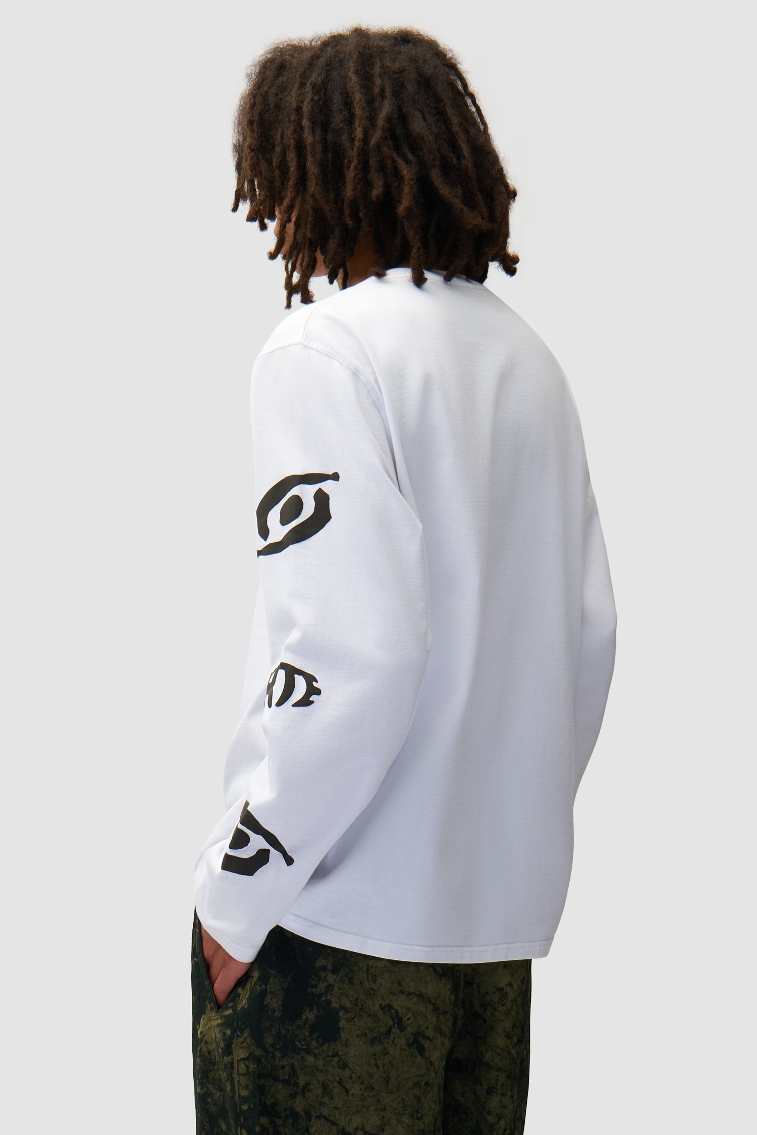 Eye Sleeve Longsleeve - White
