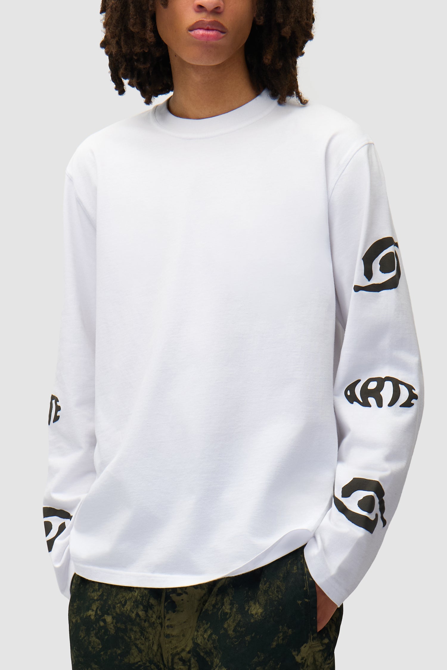 Eye Sleeve Longsleeve - White