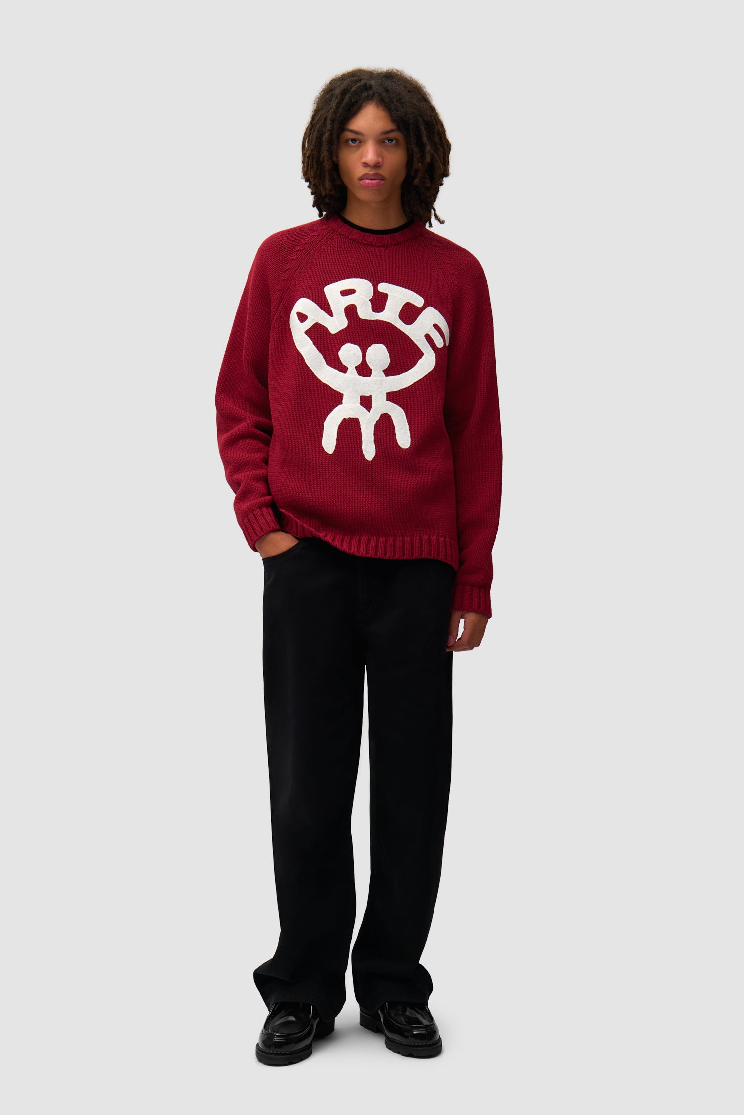 All Together Sweater - Bordeaux