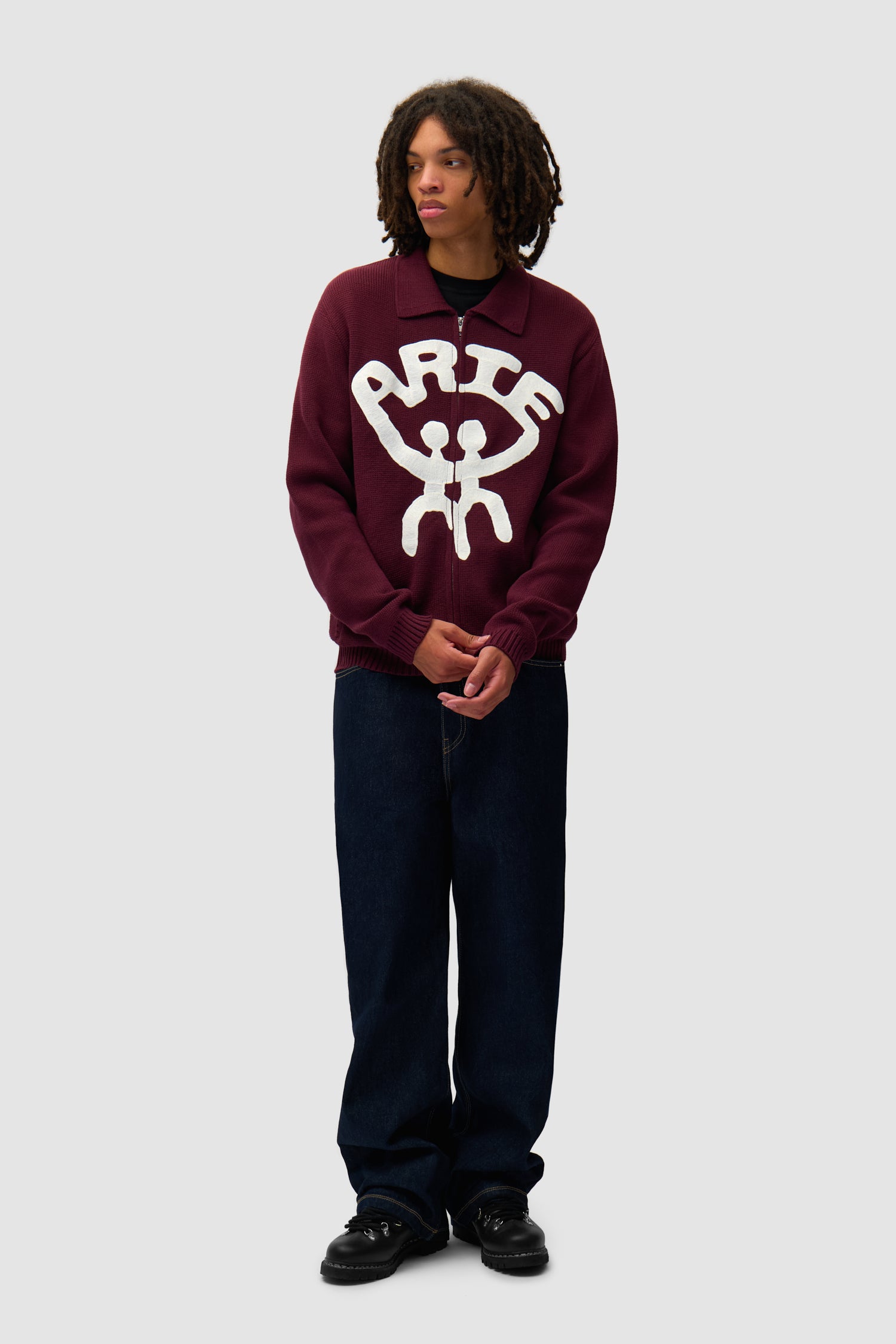 All Together Cardigan - Bordeaux