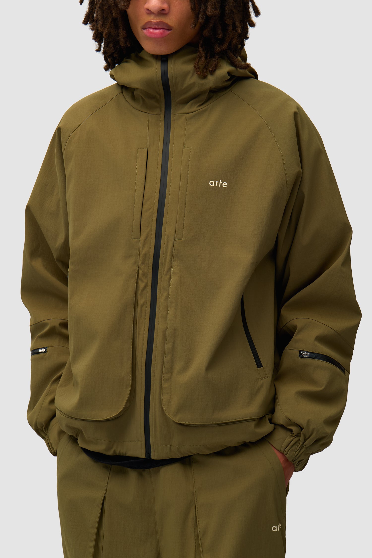 Technical Polar Jacket - Green
