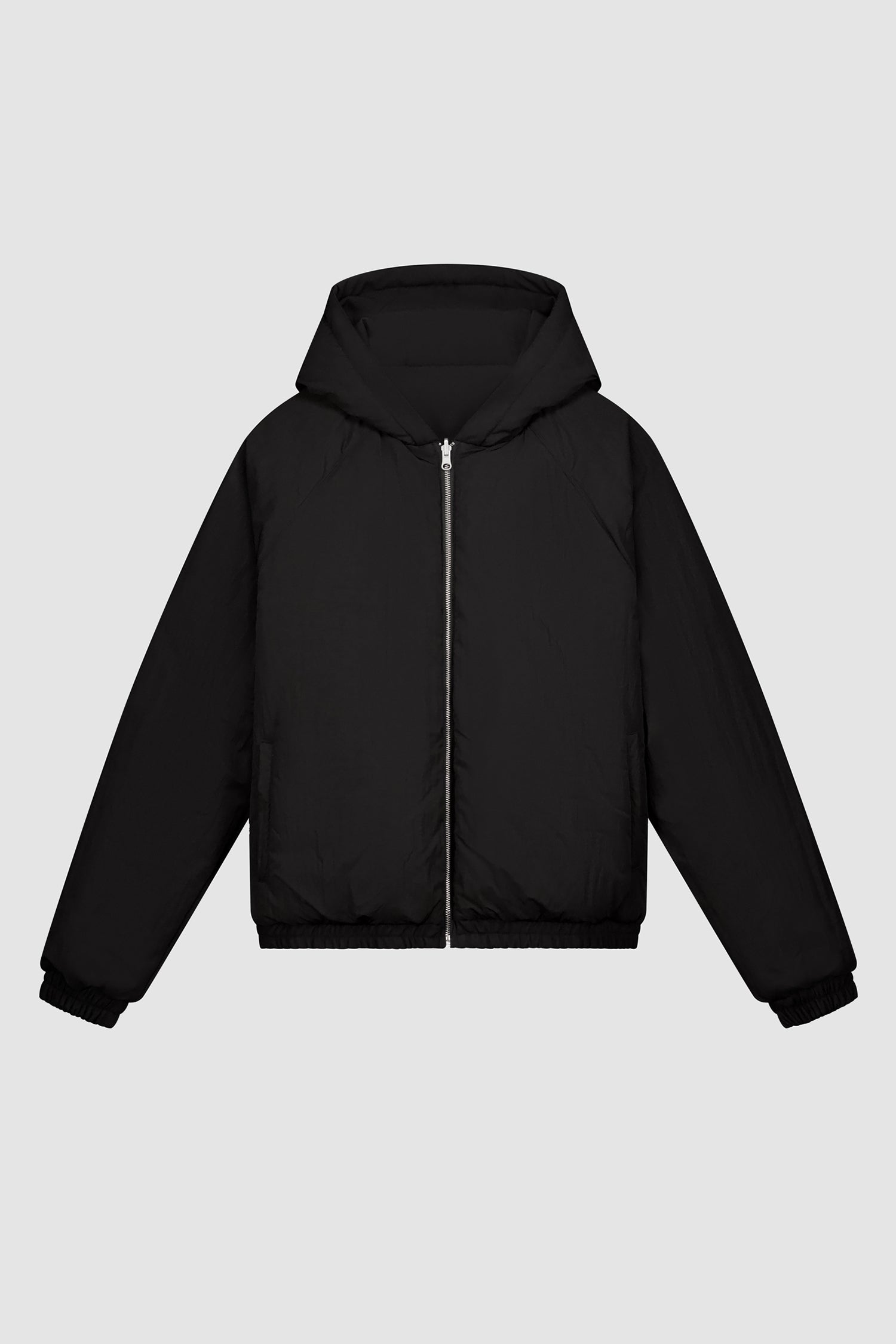Nylon Reversible Jacket - Black