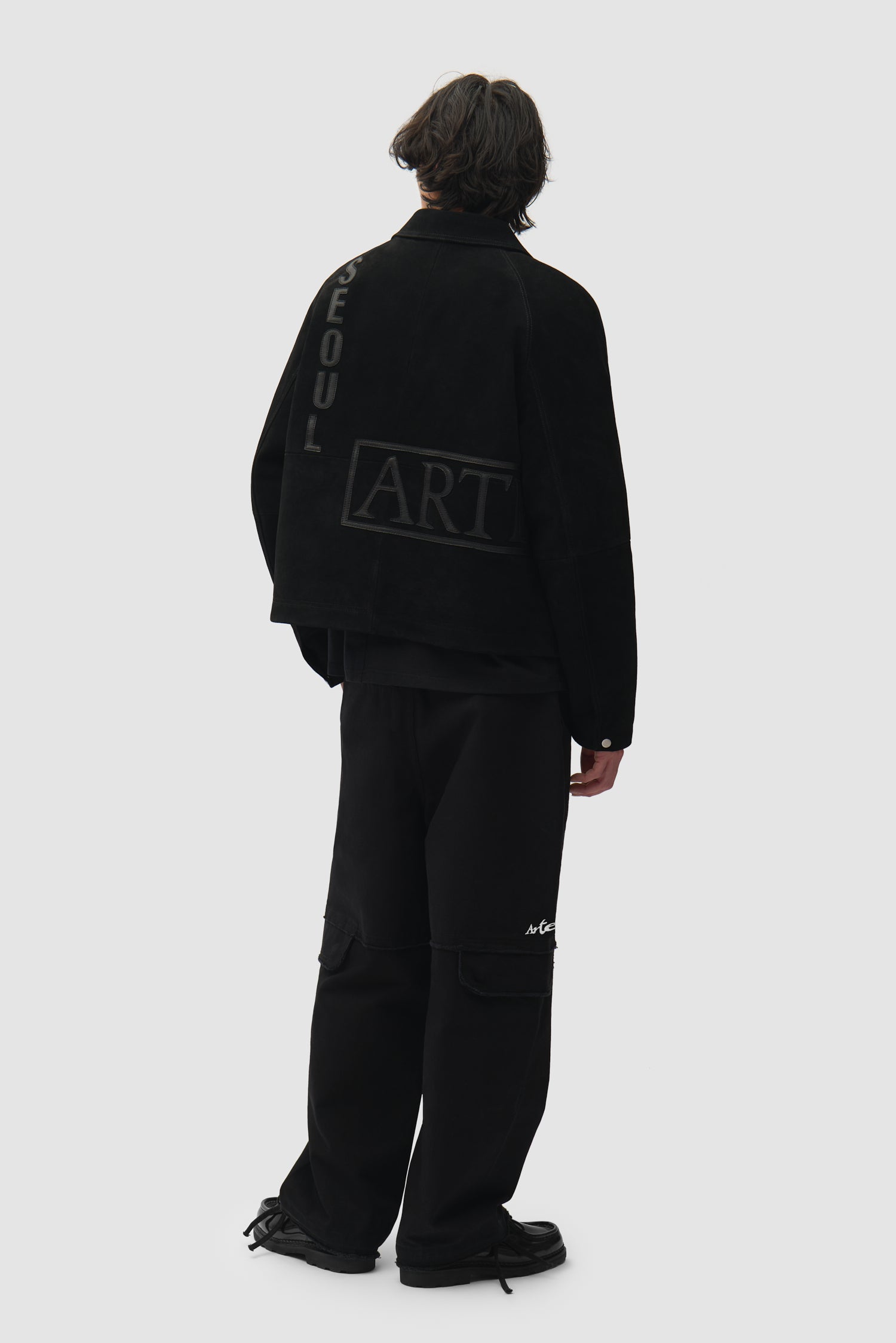 Pantalon cargo déstructuré - Noir