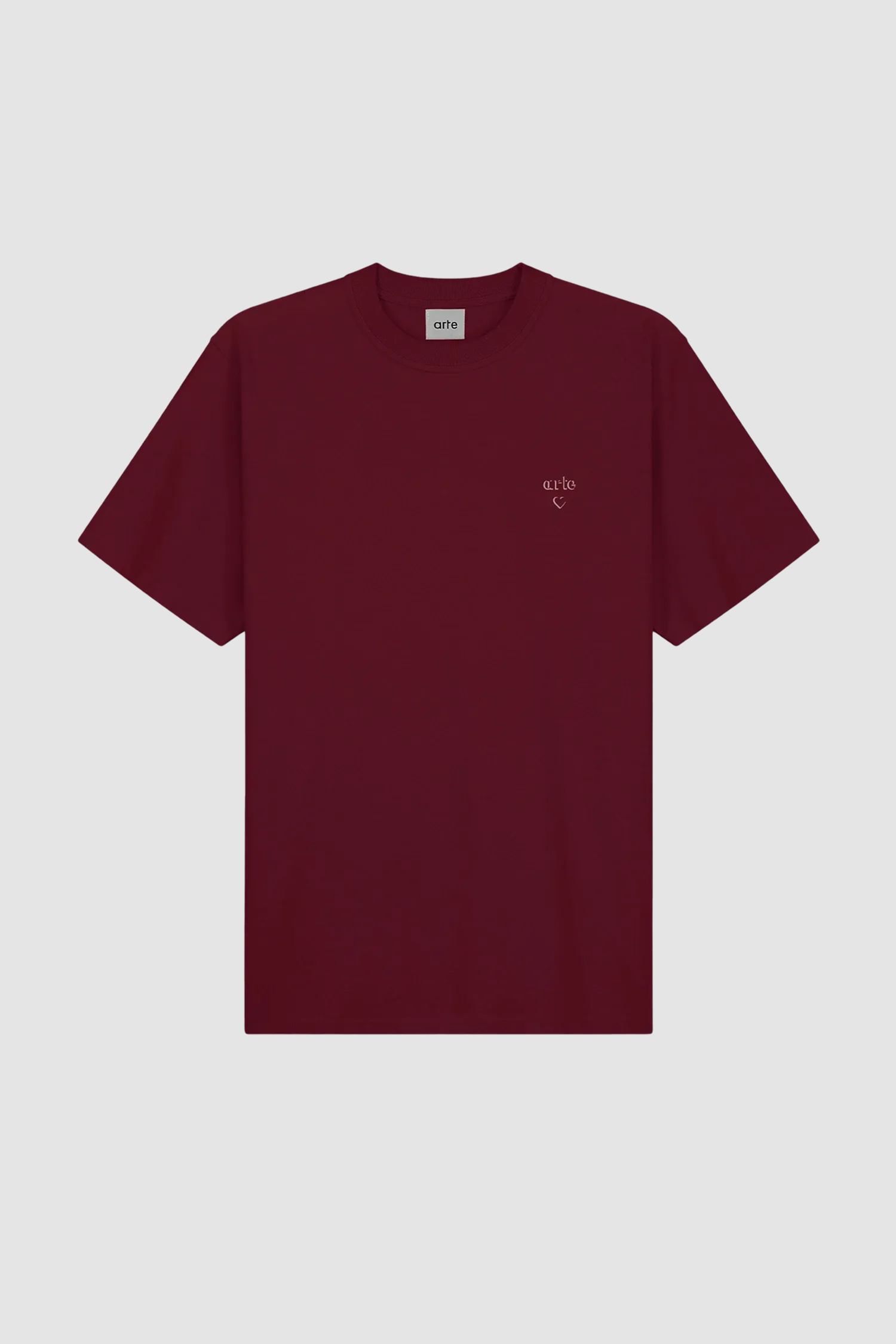 Arte Heart T-shirt - Bordeaux