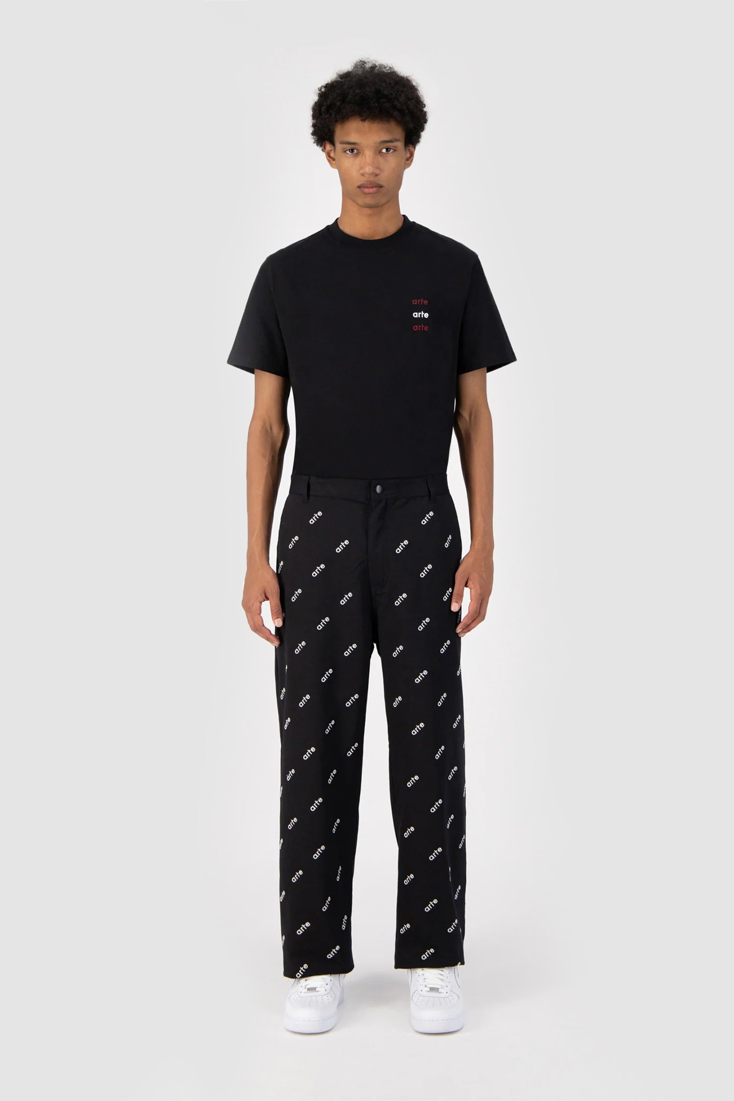 Pantalon avec logo Allover - Noir