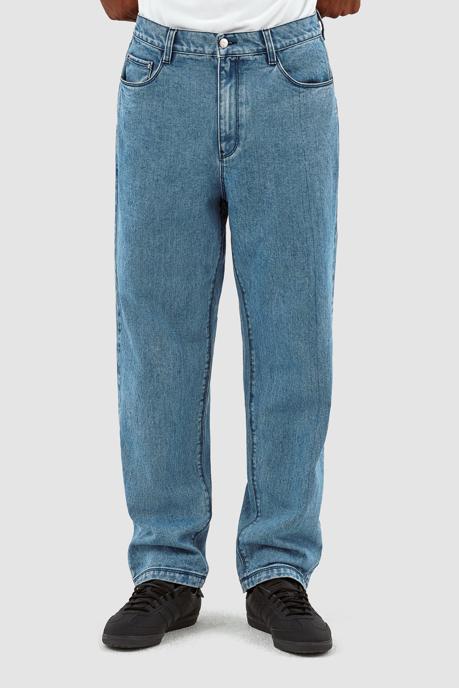 Poage Back Heart Pants - Denim