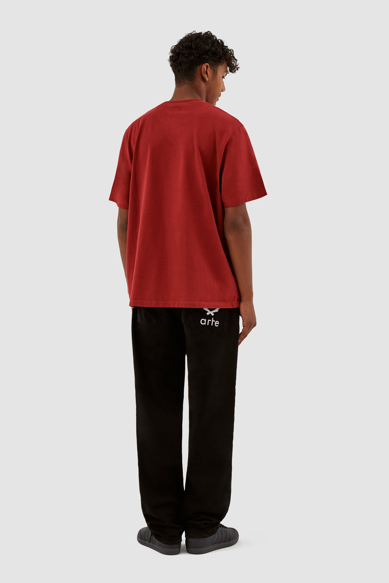 Poage Back Heart Pants - Black