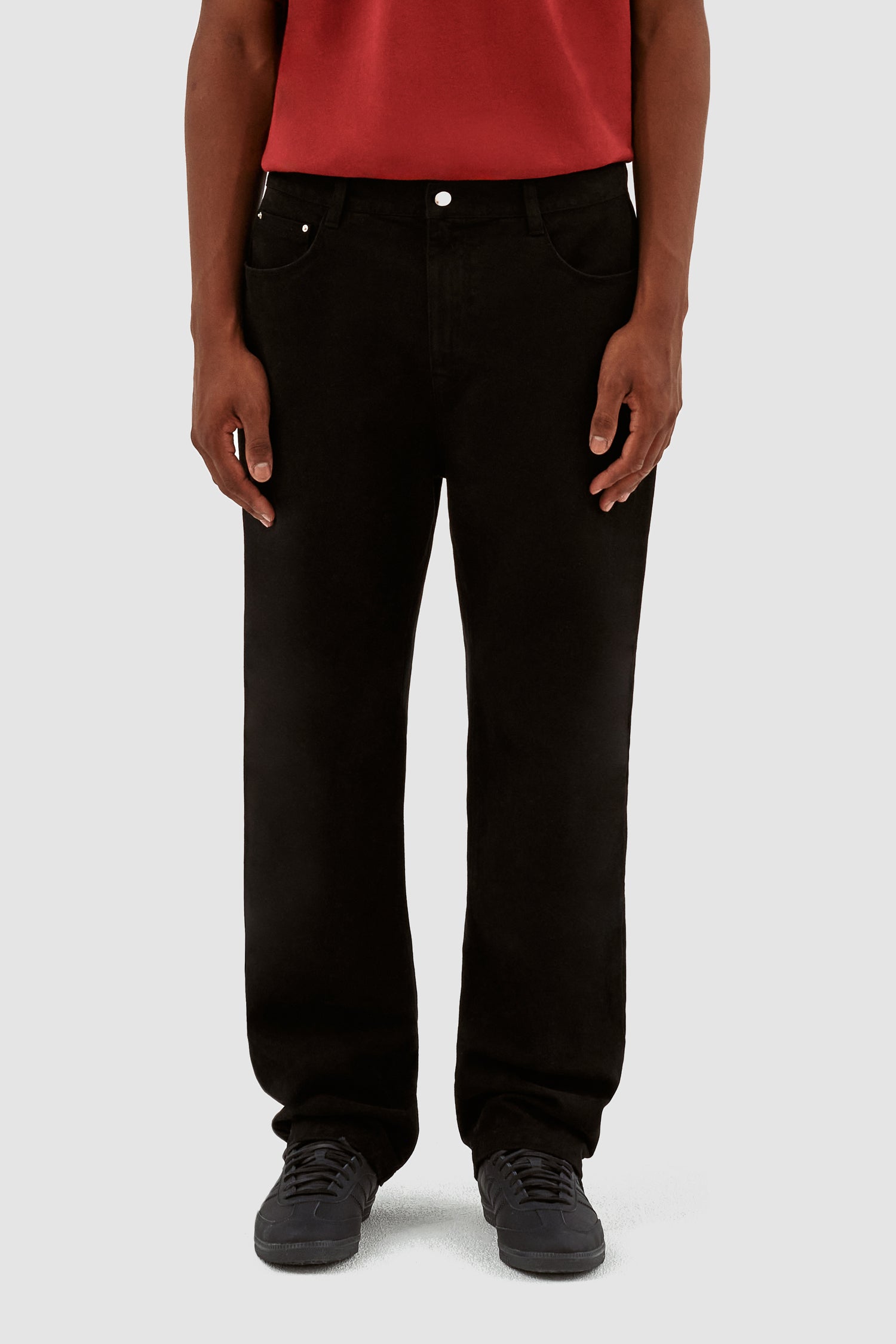 Poage Back Heart Pants - Black