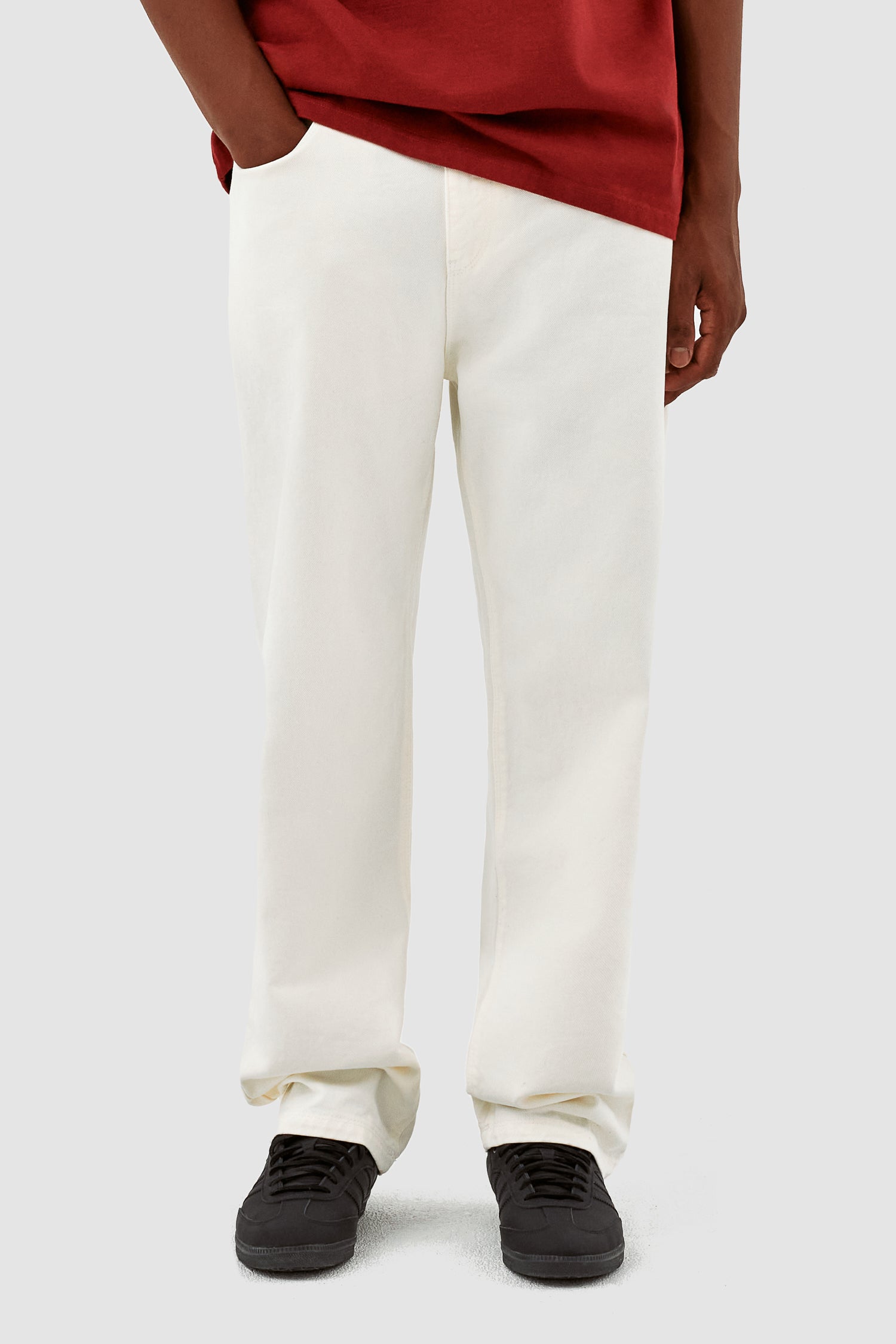 Poage Back Heart Pants - Cream