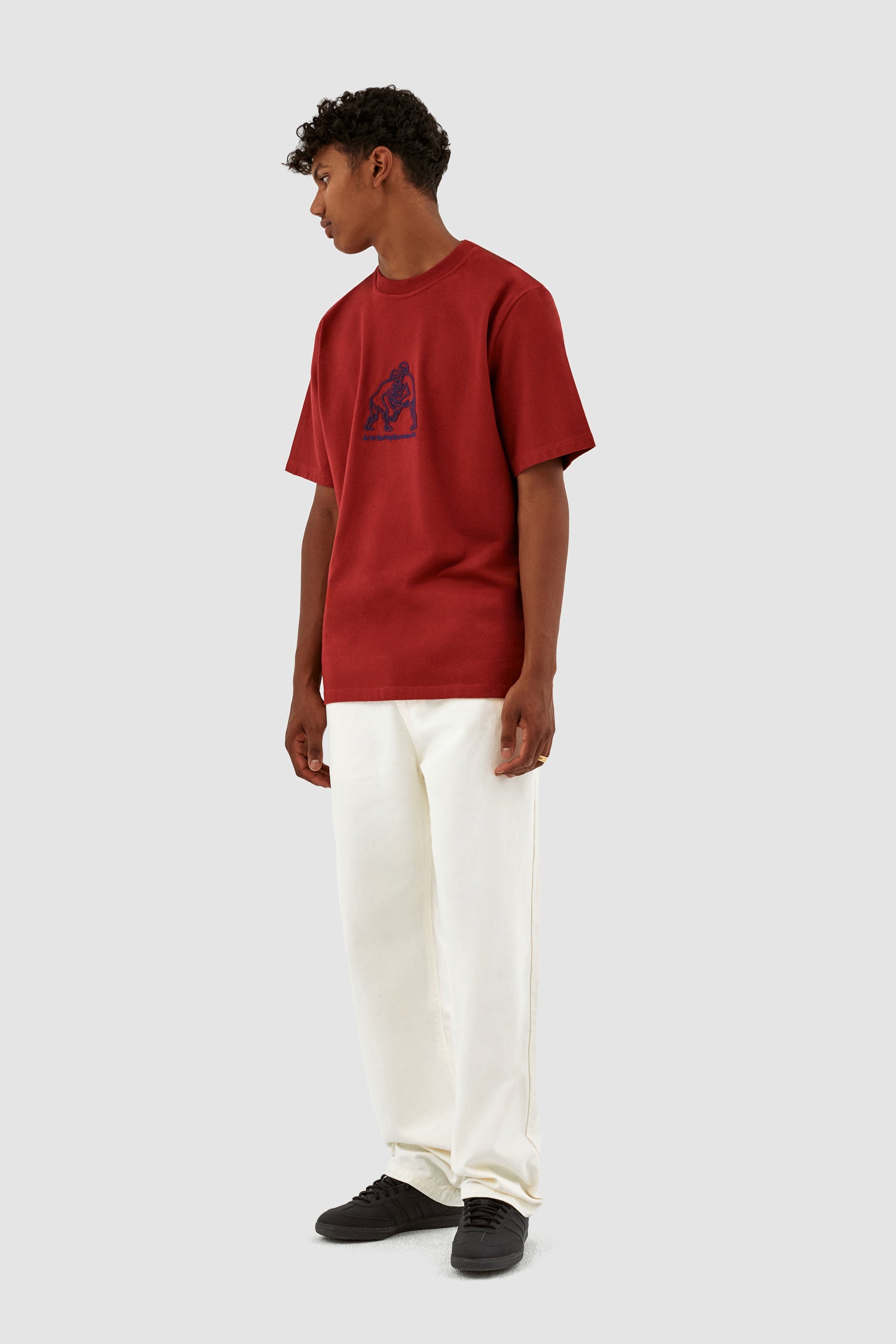 Poage Back Heart Pants - Cream