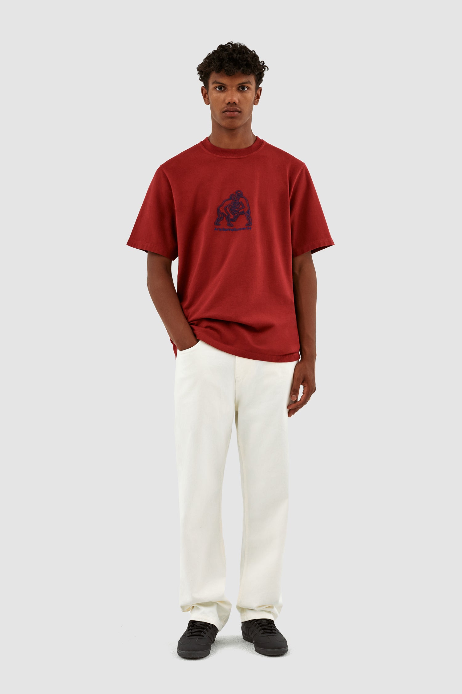 Poage Back Heart Pants - Cream