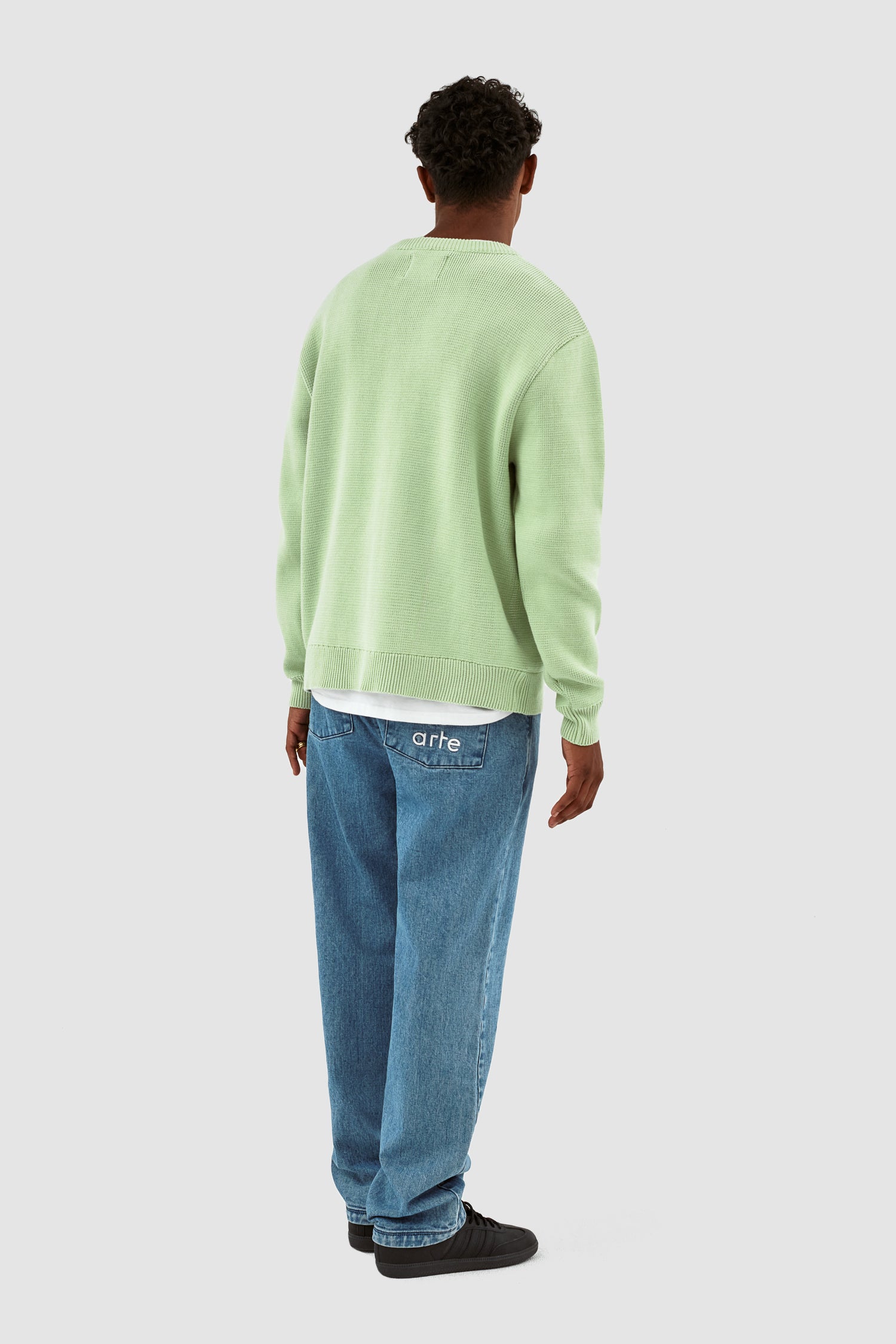 Kris Logo Sweater - Light Green