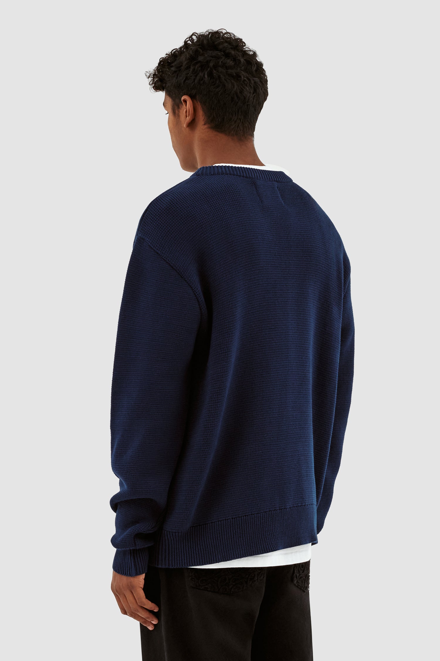 Pull à logo Kris - Marine