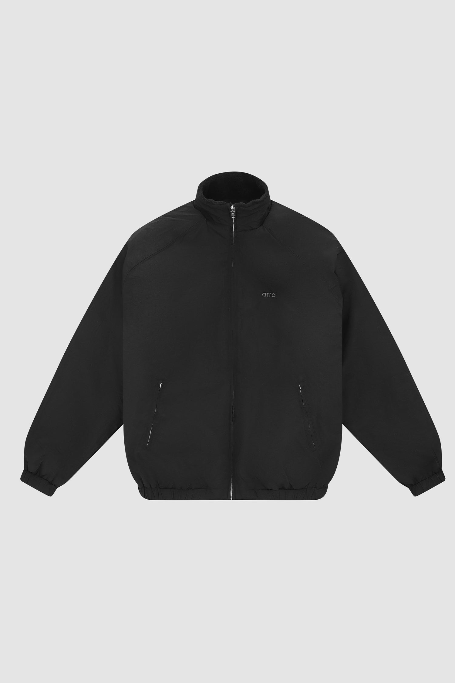 Reversible Polar Jacket in Black
