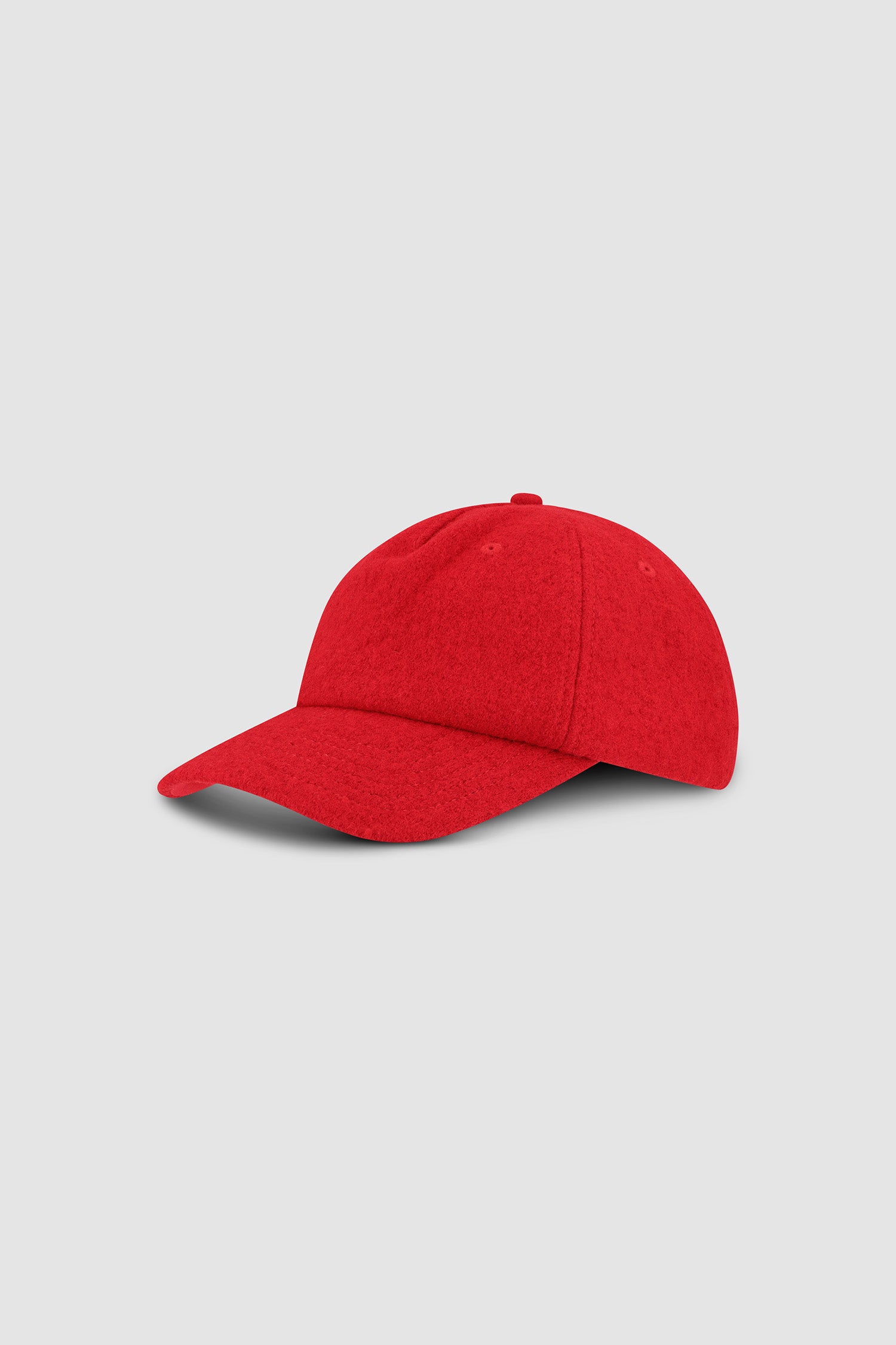 Wool Cap in Red, front view