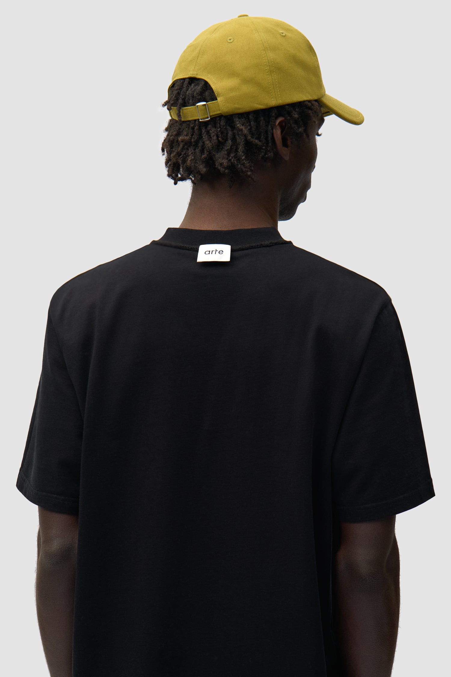 Casquette en lin vert, vue détaillée