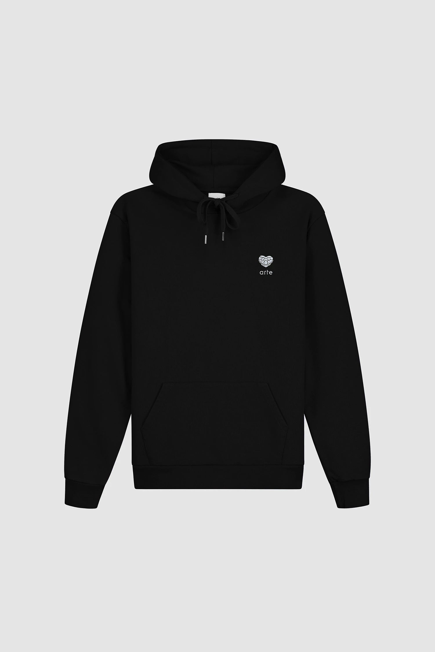 Sweat à capuche Heart Flower - Noir