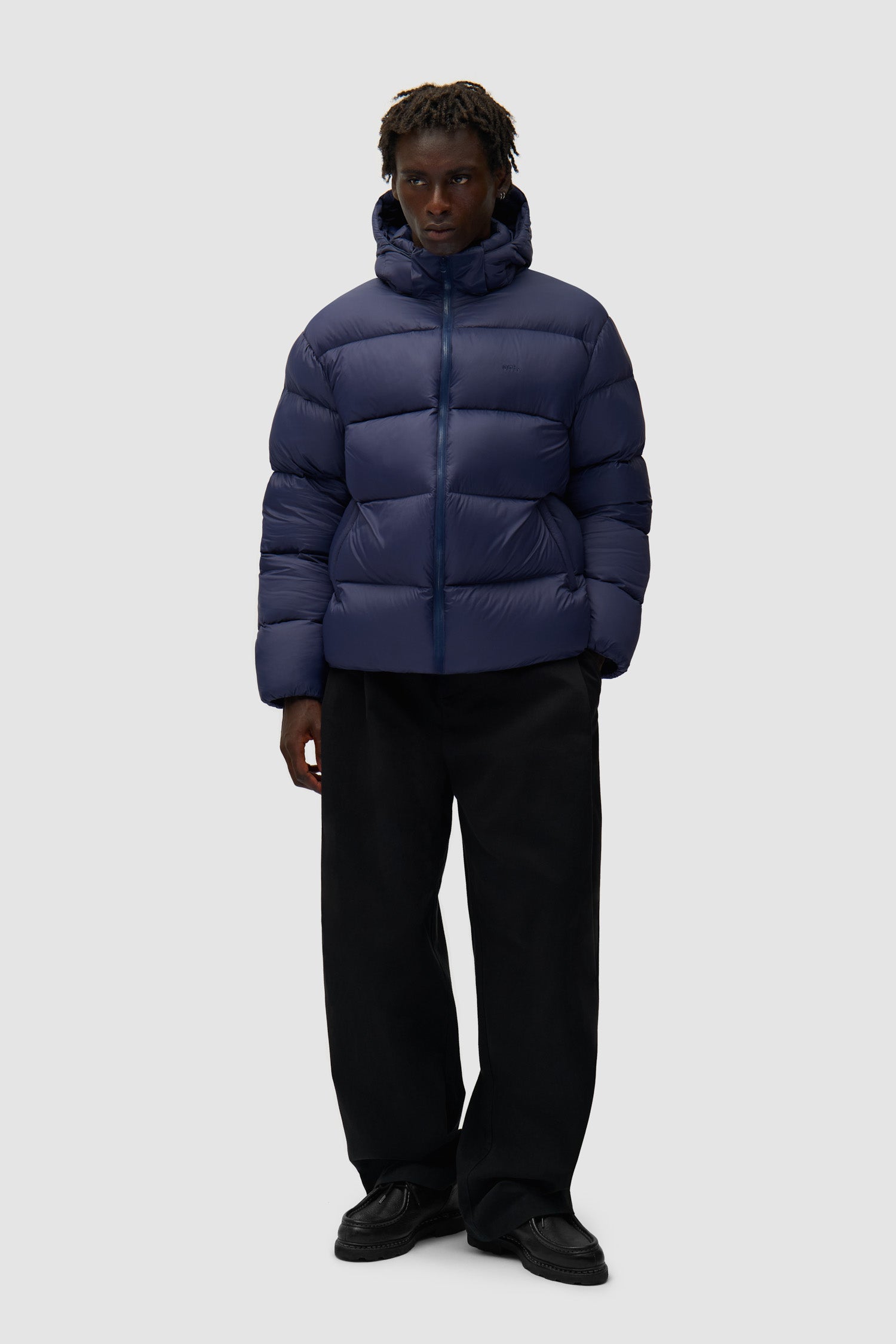 Arte Puffer Jacket - Navy