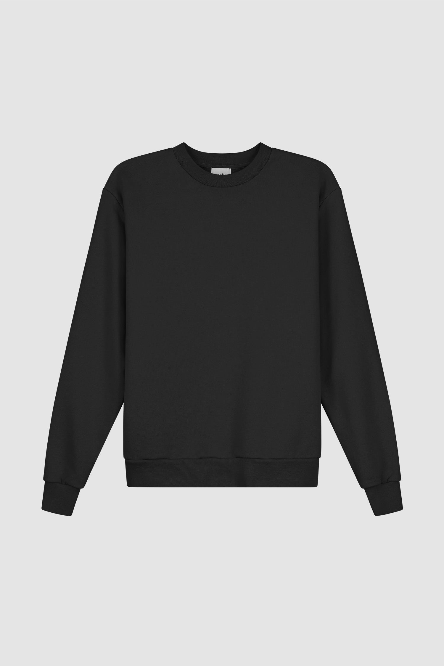 Paris Back Print Crewneck - Black