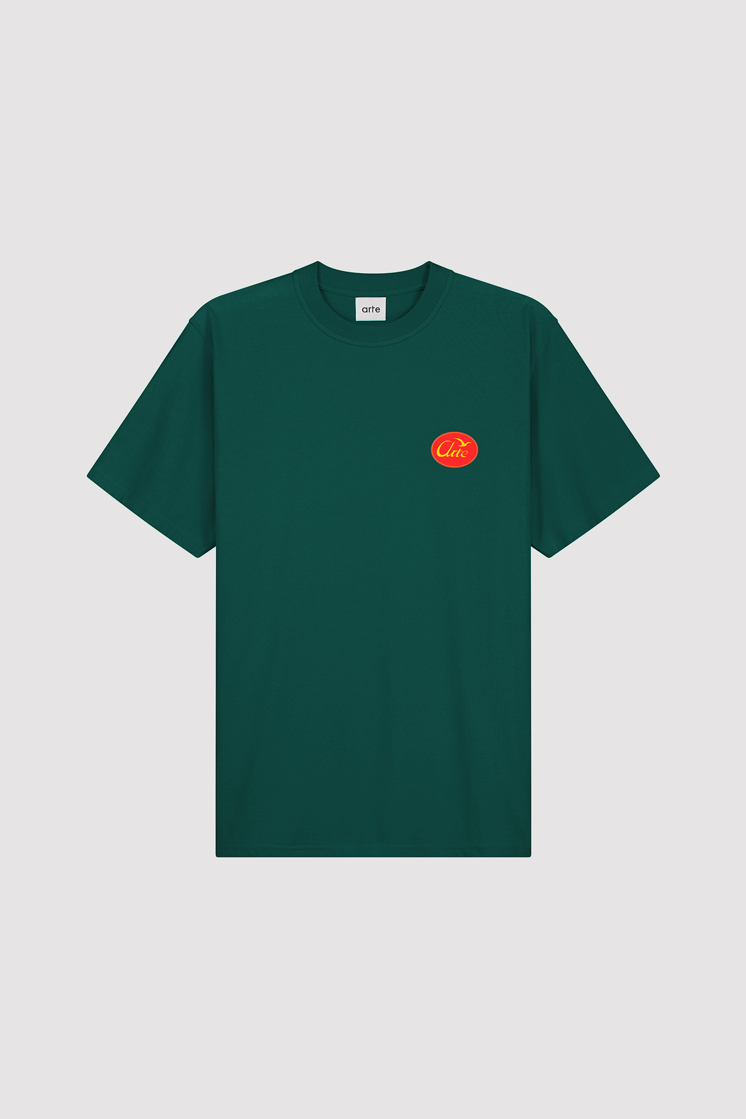 Small Bird T-shirt in Green, front view