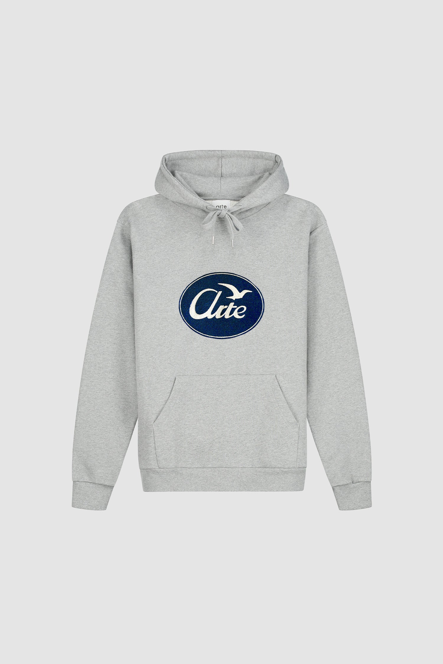 Big Bird Hoodie in Grey, front view