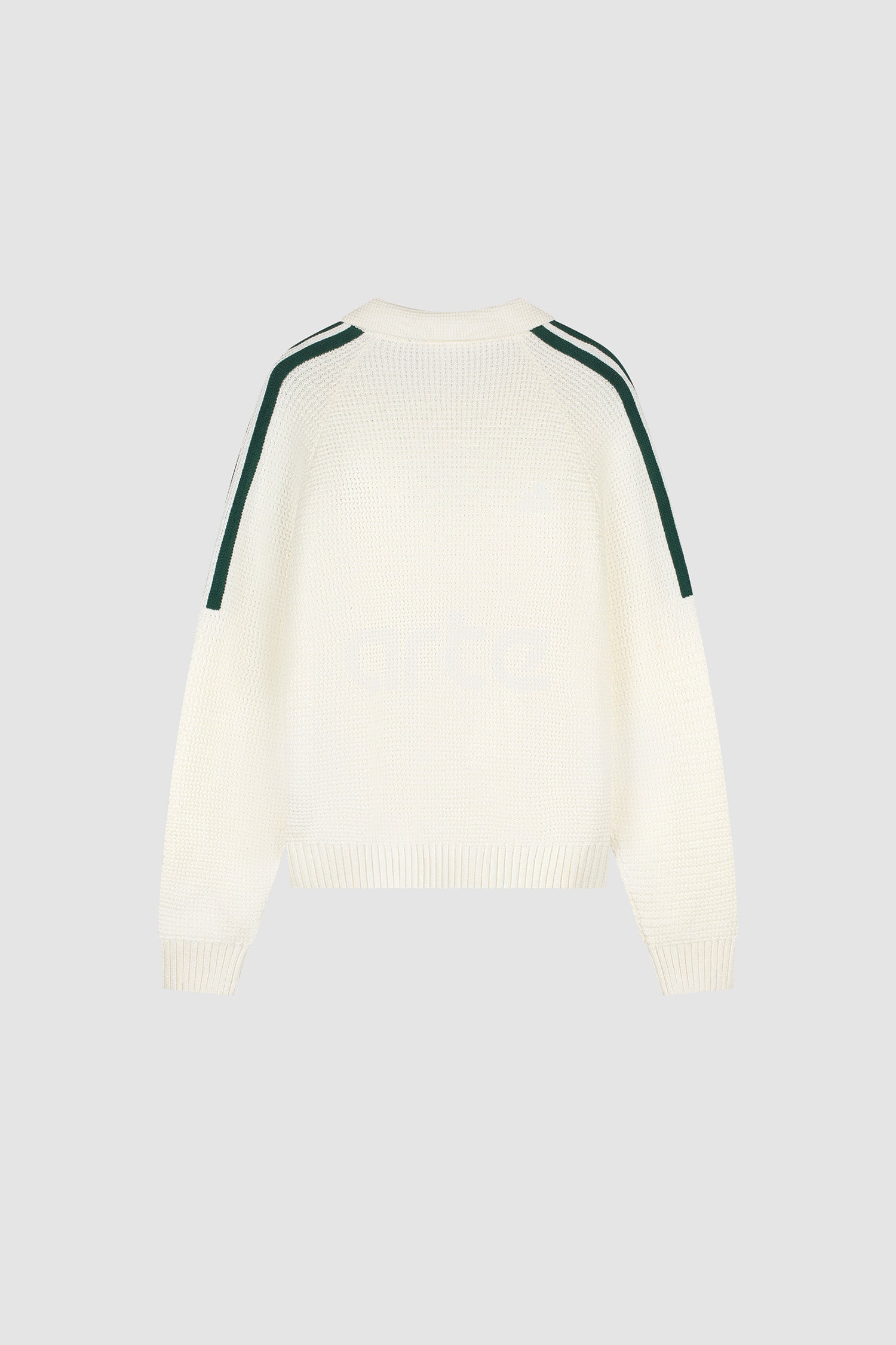 Arte pour adidas Knit LS JSY en blanc/vert universitaire, vue arrière
