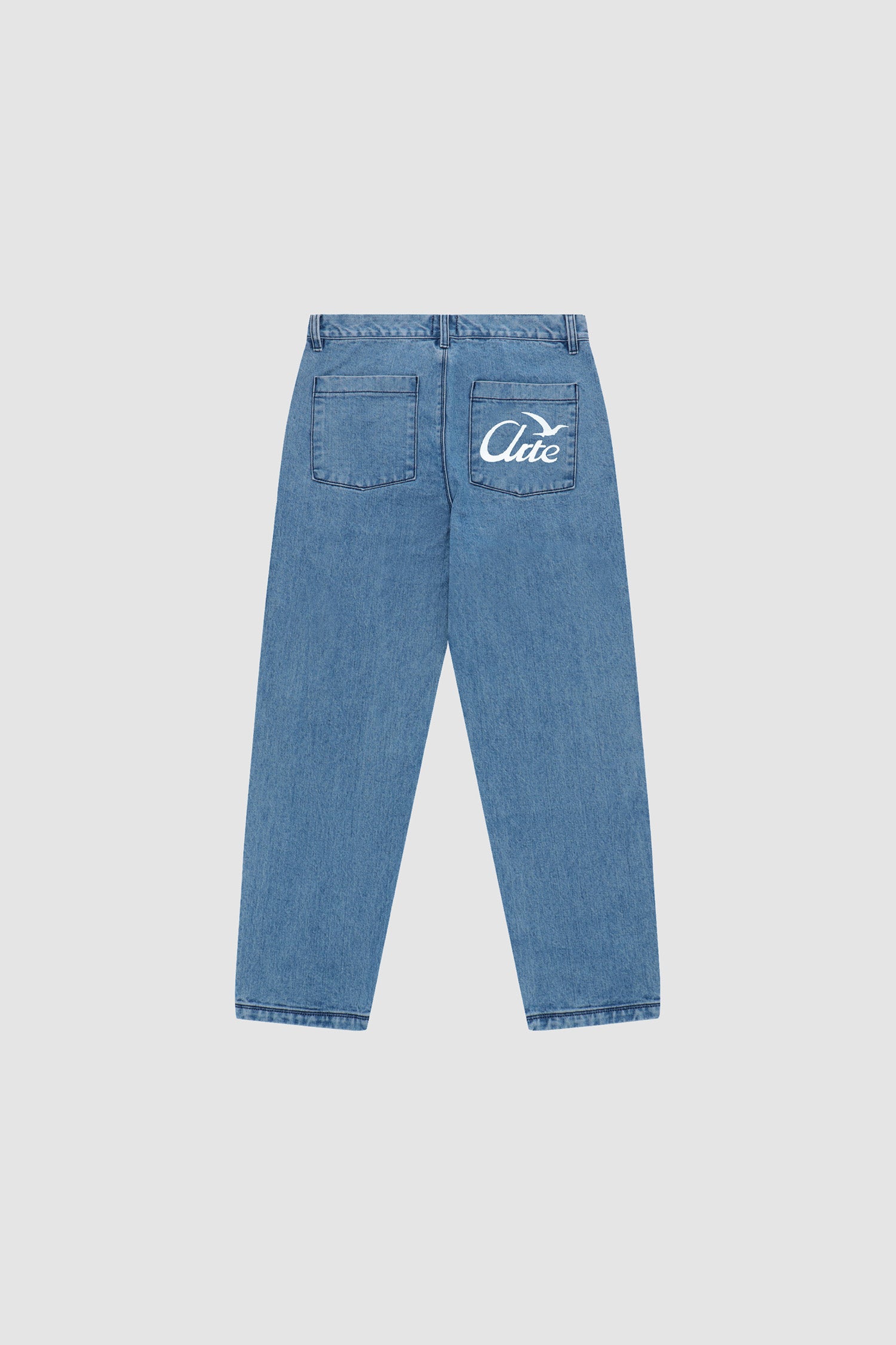 Bird Denim Pants in Bleach, front view