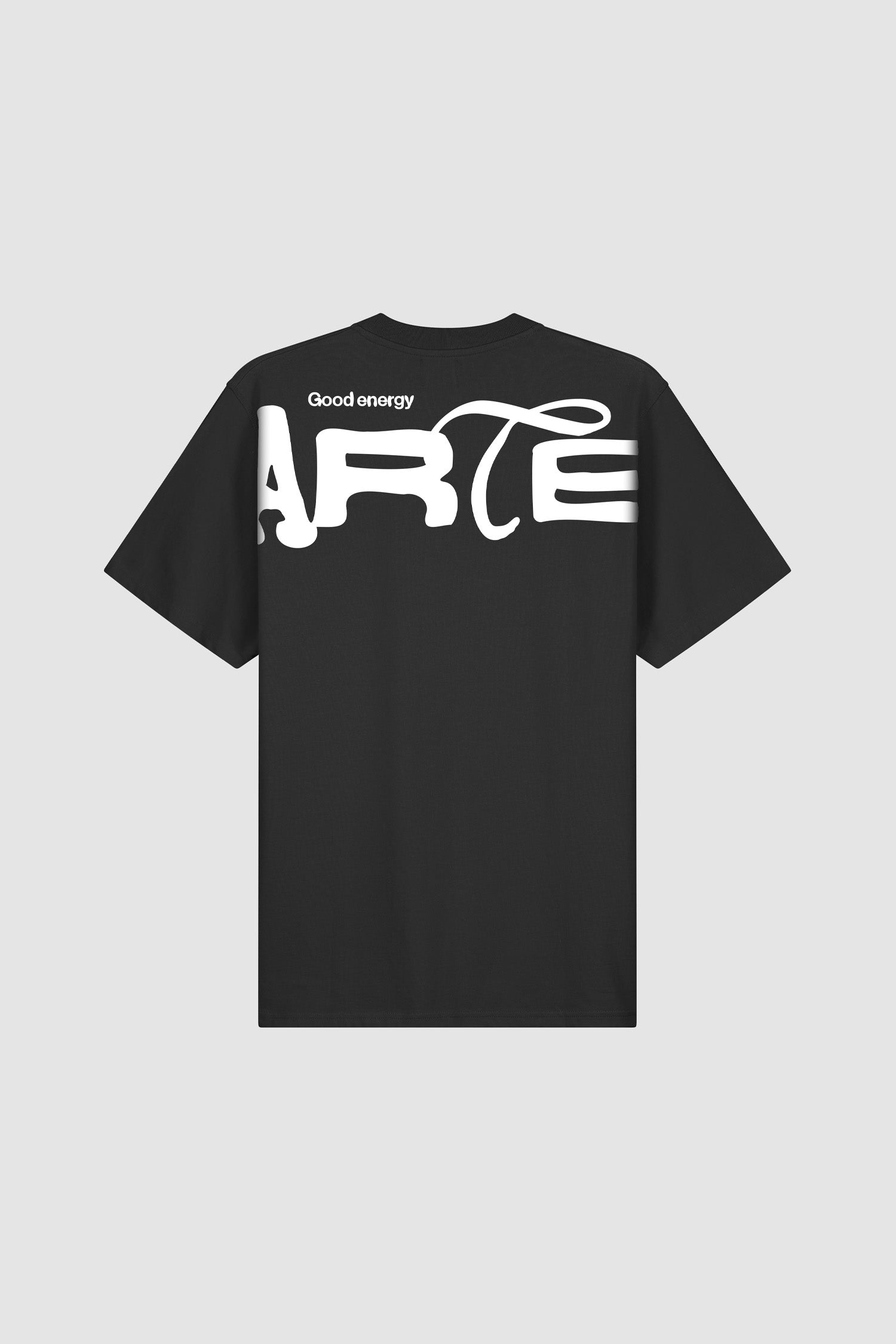 Energy T-shirt in Black, front view