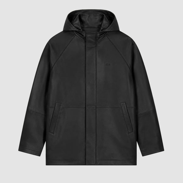 Leather Rain Coat
