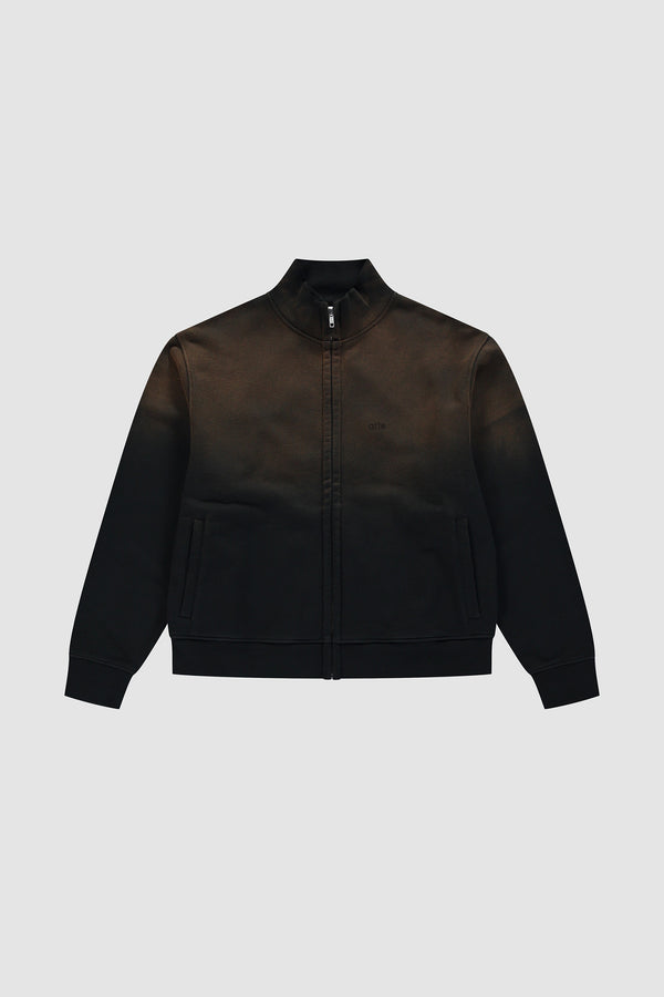 Sunfade Uniform Track Jacket in Black, Front view