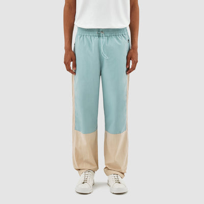 Pantalon Jeremy contrasté - Bleu clair/crème