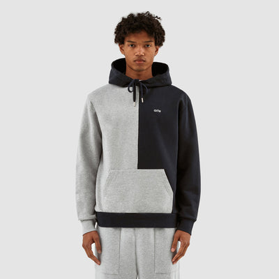 Herbert Colorblock Hoodie - Gris/Marine