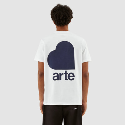 Taut Back Heart T-shirt - White