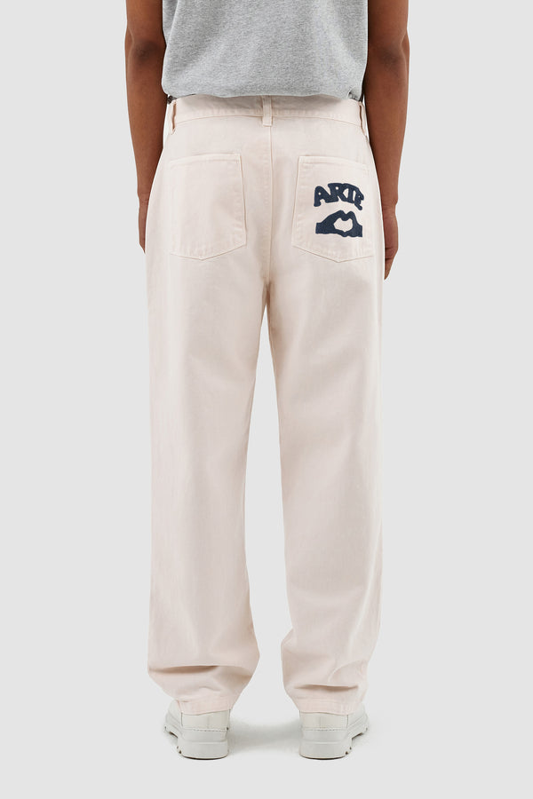 Paul Pocket Logo Pants - Cream