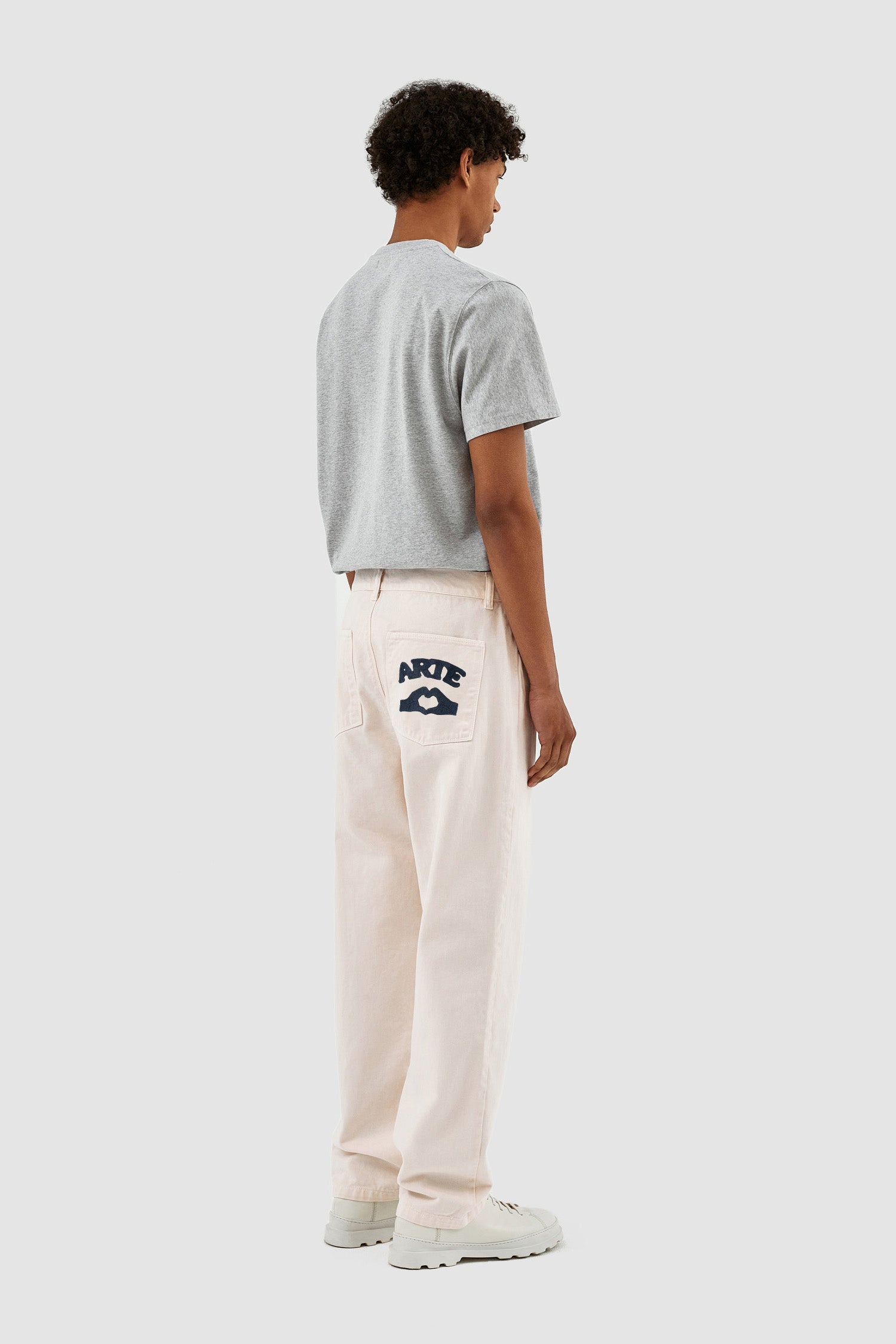 Paul Pocket Logo Pants - Cream