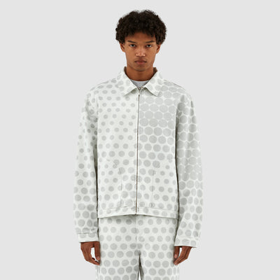 Jackson Dots Jacket - Cream/Light Grey