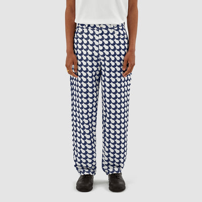 Paul Bau Print - Navy/White