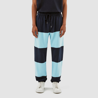 Tristian Stripes Pants - Navy/Light Blue
