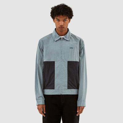Julian Colorblock Jacket - Grey Blush/Navy
