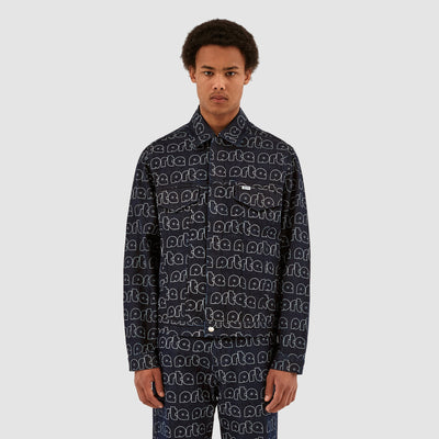 Jackson Allover Logo Jacket - Blue/White