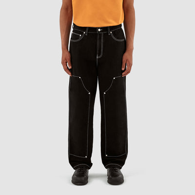 Poelizig Workwear Pants - Black Denim