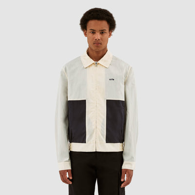 Julian Colorblock Jacket - Cream/Navy