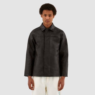 John Leather Jacket - Black