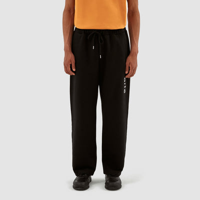 Tristian Side Logo Pants - Black