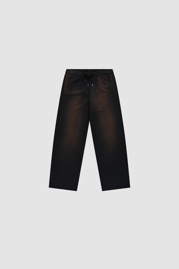 Sunfade Uniform Track Pants in Black, Front view