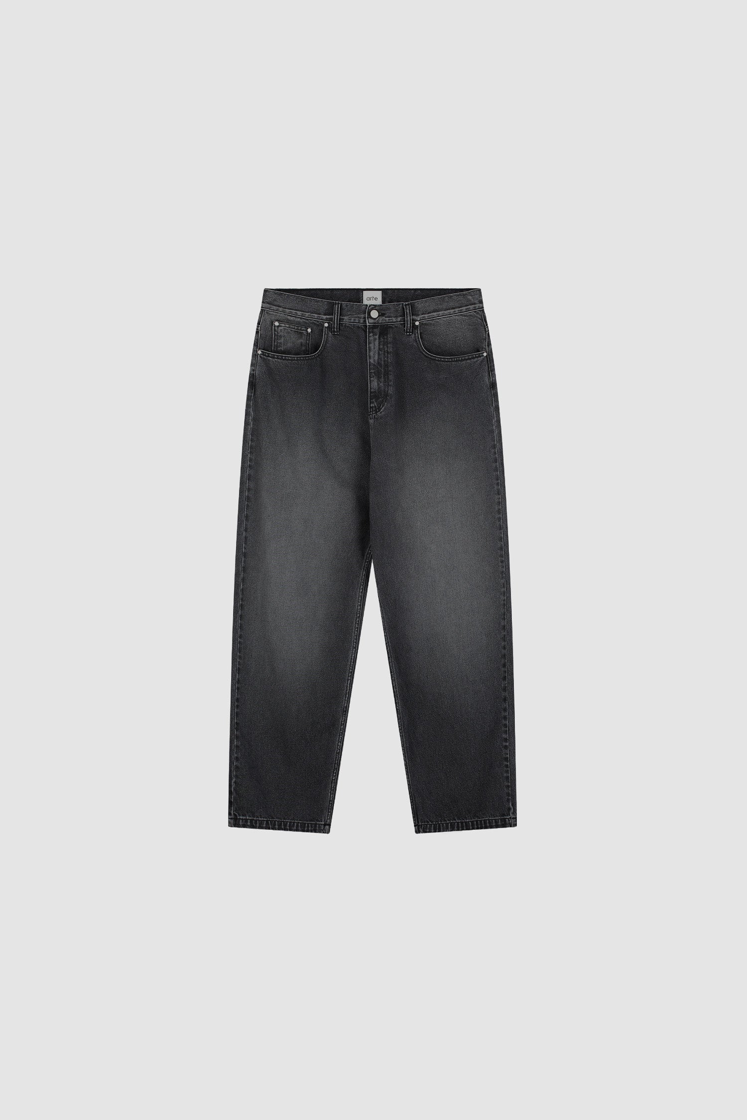 Pantalon baggy délavé - Noir